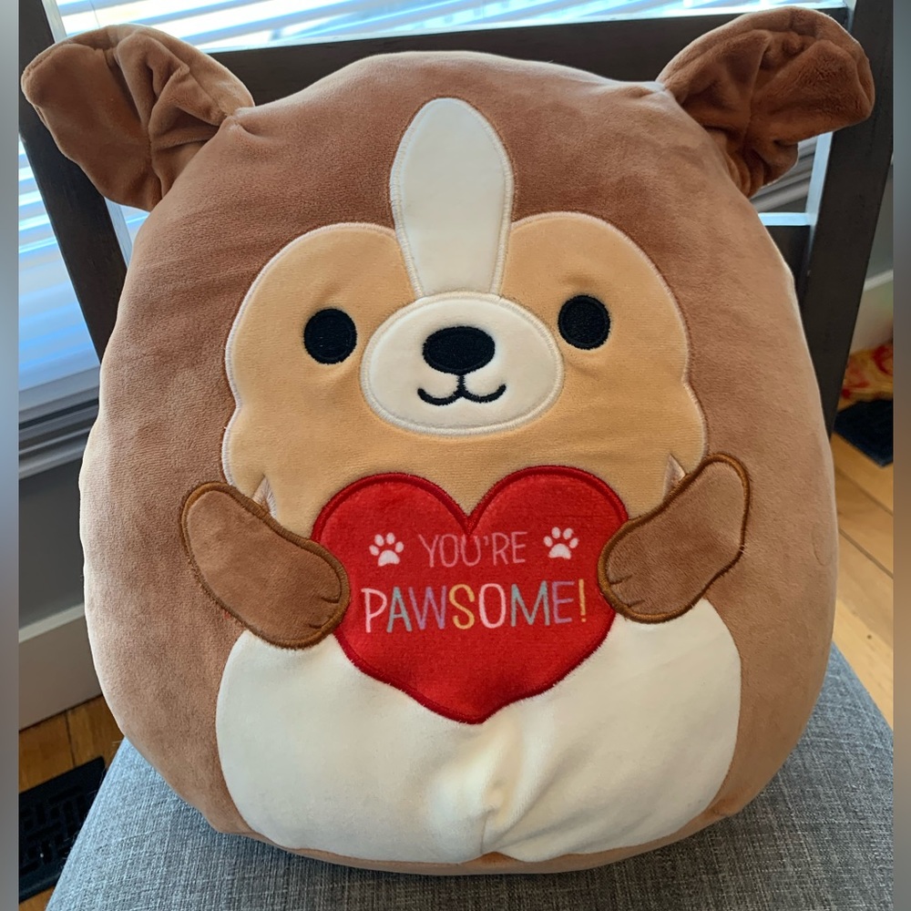 Squishmallow Andres the dog You’re Pawsome plush